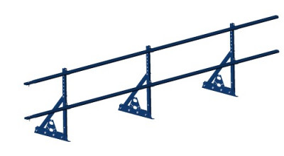 Ограждение кровельное PRESTIGE ZN NEXT фальц H-600/3,0м (2трубы) ГОСТ Р 53254-2009