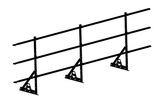 Ограждение кровельное PRESTIGE ZN NEXT фальц H-900/3,0м (3трубы) ГОСТ Р 53254-2009