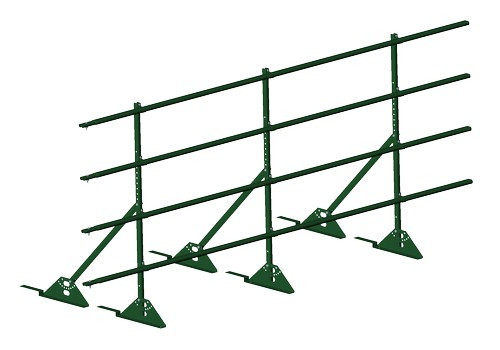 Ограждение кровельное PRESTIGE ZN композит H-1200/3,0м (4трубы) ГОСТ Р 53254-2009
