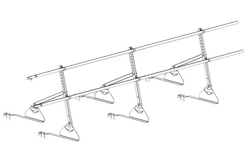 Ограждение кровельное PRESTIGE ZN натур H-600/3,0м (2трубы) ГОСТ Р 53254-2009