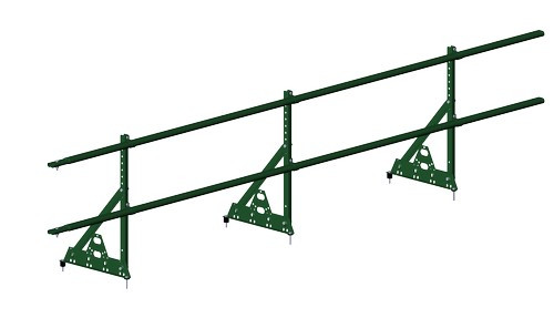Ограждение кровельное PRESTIGE ZN NEXT H-600/3,0м (2трубы) ГОСТ Р 53254-2009