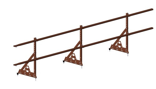 Ограждение кровельное PRESTIGE ZN NEXT H-600/3,0м (2трубы) ГОСТ Р 53254-2009