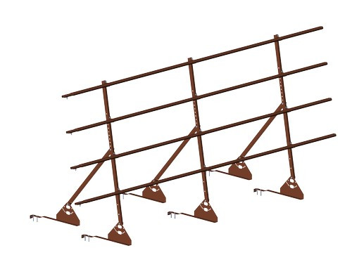 Ограждение кровельное PRESTIGE ZN натур H-1200/3,0м (4трубы) ГОСТ Р 53254-2009