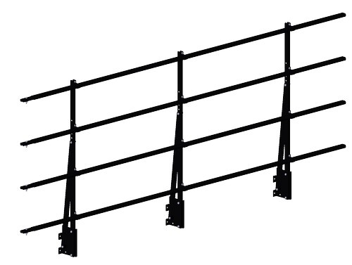 Ограждение парапетное PRESTIGE H-1200/3,0м (4трубы) ГОСТ Р 53254-2009 V1; V2