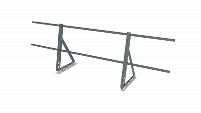 Ограждение кровельное на фальц Optima 0,65х2м RAL 7005