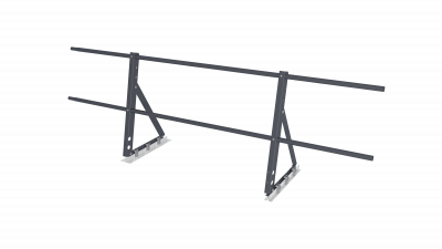 Ограждение кровельное на фальц Optima 0,65х2м RAL 7024