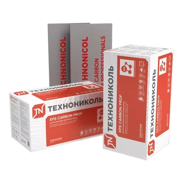 XPS ТЕХНОНИКОЛЬ CARBON PROF RF 1180х580х80-L мм (5 плит)/упак