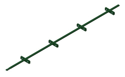 Снегозадержатель PRESTIGE ZN 45*25 (овал) 3,0м SINGLE фальц
